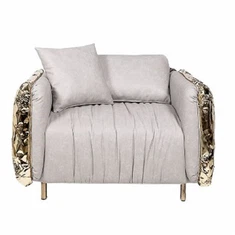 আধুনিক বেইজ আর্মচেয়ার